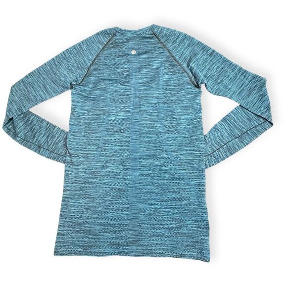 LULULEMON Women’s Blue Swiftly Tech Long Sleeve 2.0 Shirt Size 6 - Picture 4 of 6